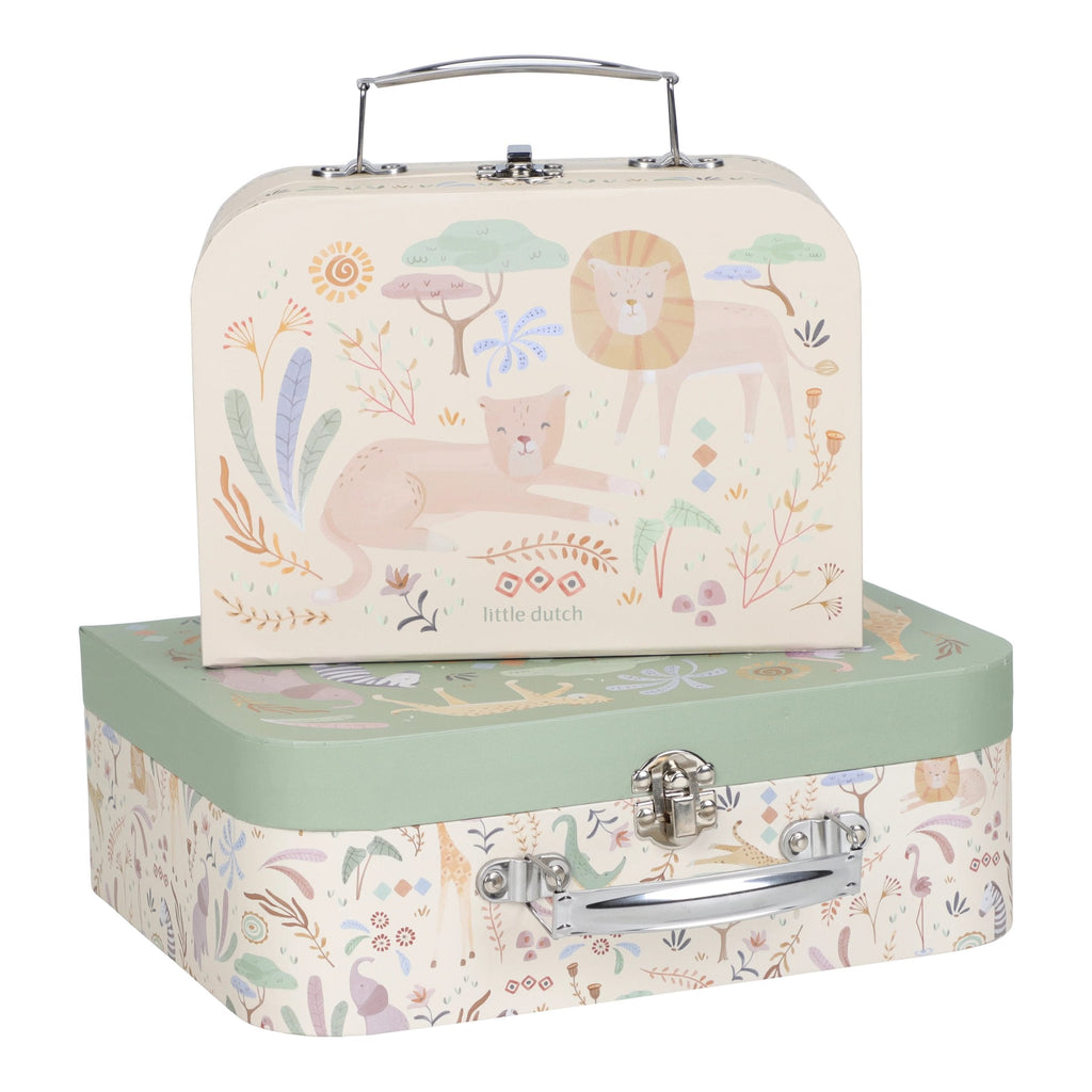 Little Dutch Kofferset Safari Friends | Groen