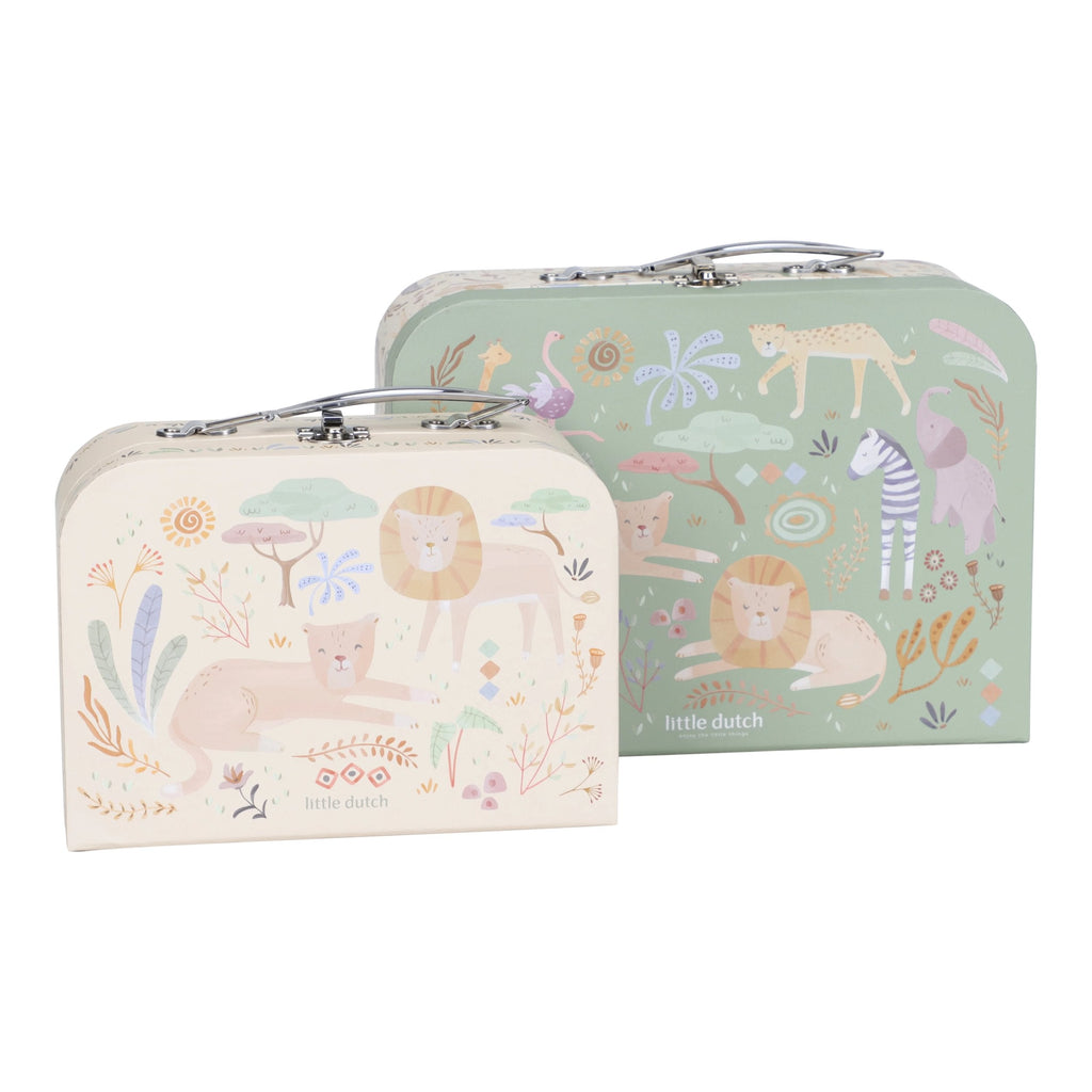 Little Dutch Kofferset Safari Friends | Groen