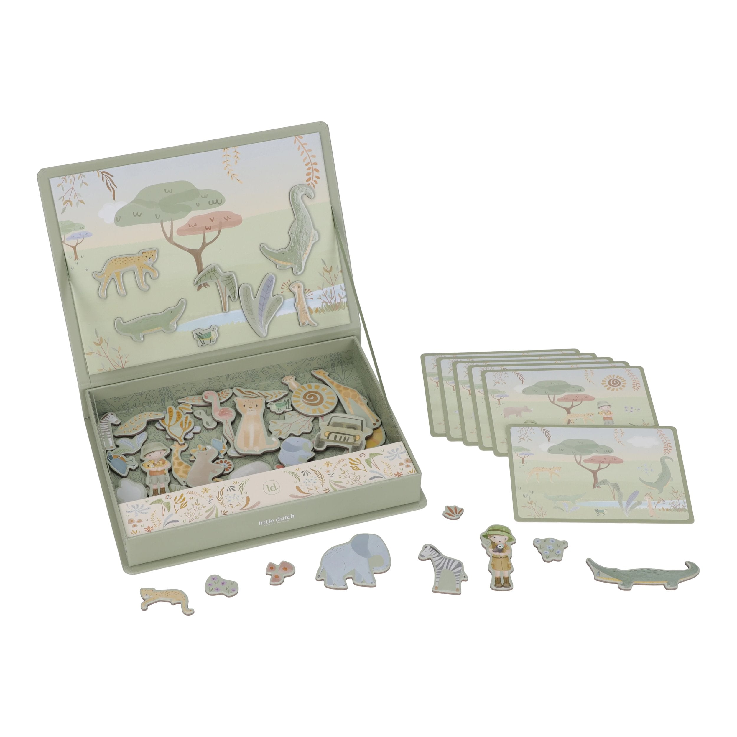 Little Dutch Magnetisch Speelbord Safari Friends