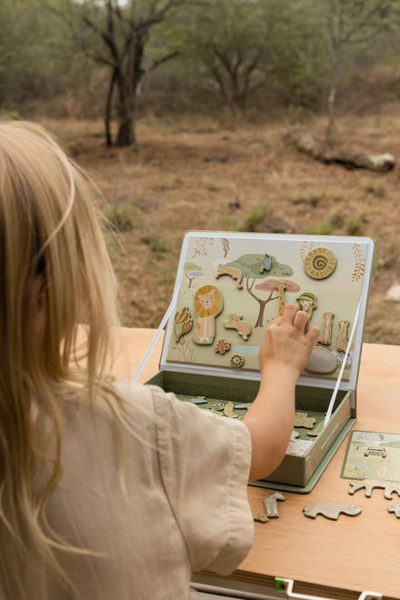 Little Dutch Magnetisch Speelbord Safari Friends