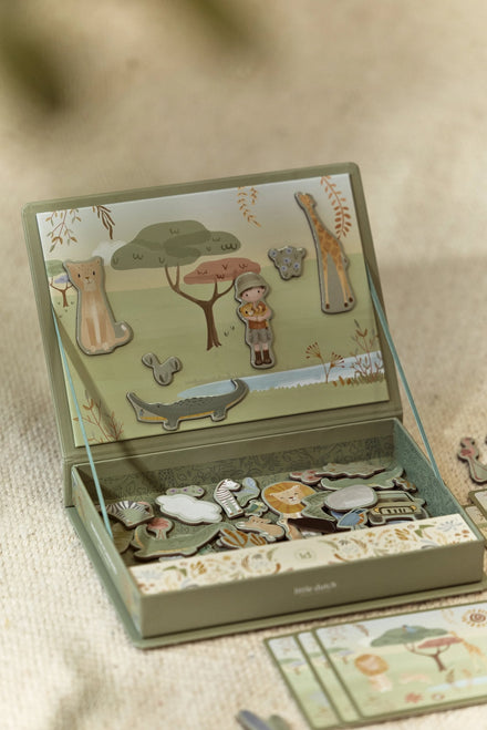 Little Dutch Magnetisch Speelbord Safari Friends