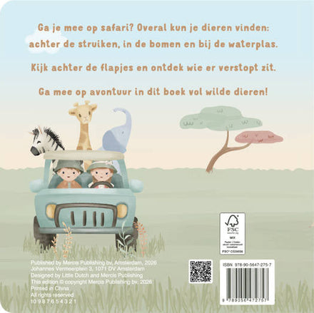 Little Dutch Mijn Flapjesboek | Wilde Dieren