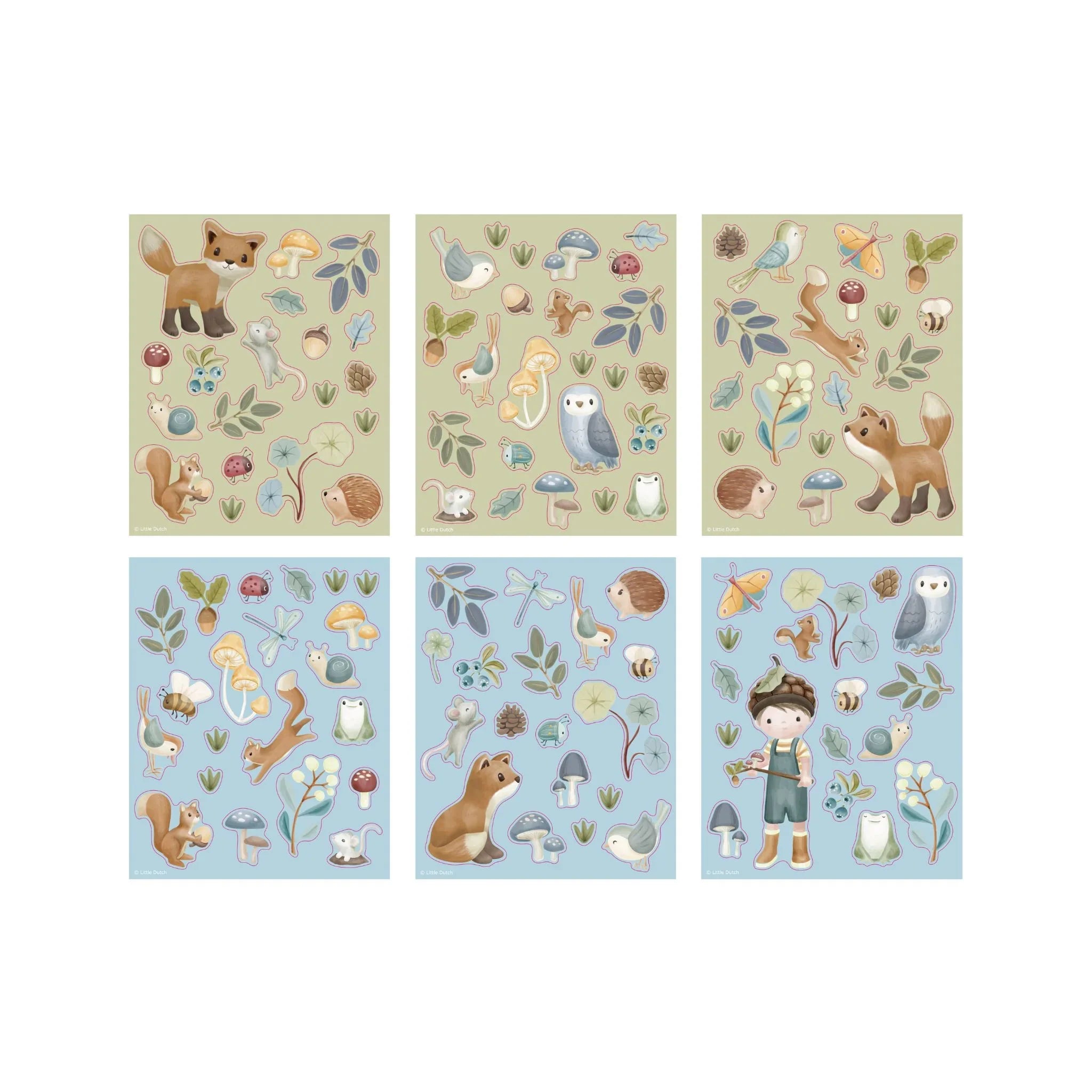 Little Dutch Stickerset | Forest Friends