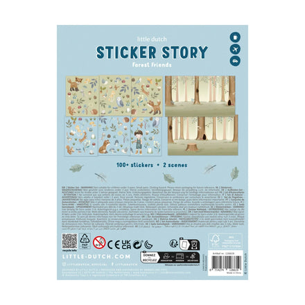 Little Dutch Stickerset Forest Friends twv €4.99