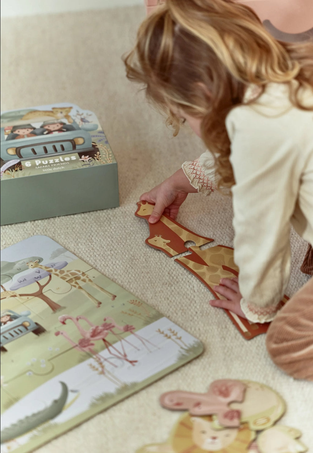 Little Dutch Vloerpuzzel 6 Safari Friends