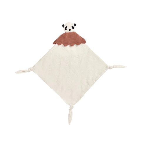 OYOY Knuffeldoekje Panda Lun Lun Cuddle Cloth | Offwhite