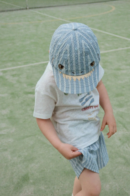 Konges Sløjd Pet Elliot Shark | Trio Blue Stripe