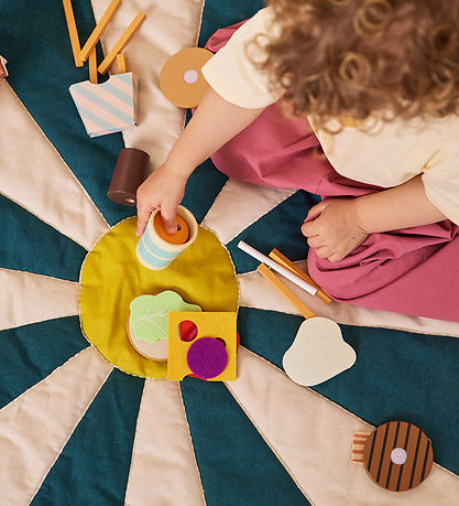 Kid's Concept hamburger menu speelset onderdelen van dichtbij
