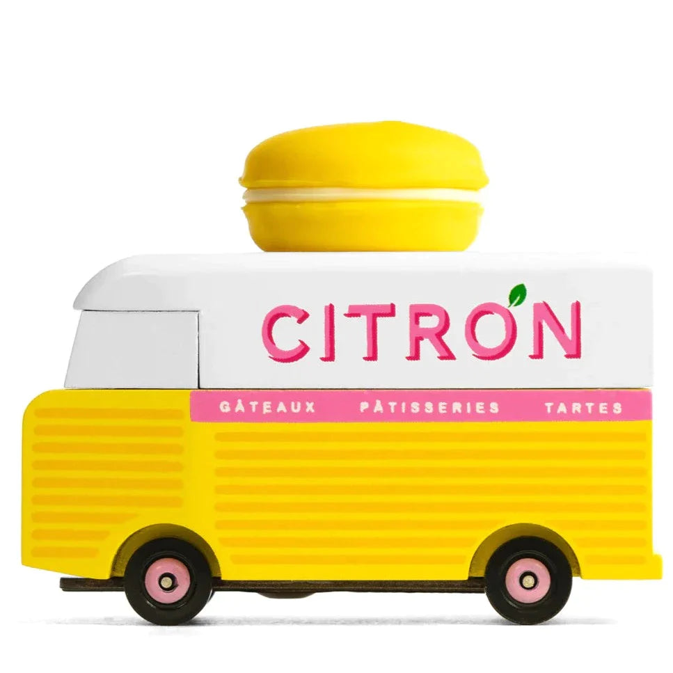 Candylab Toys Speelgoedauto | Citron Macaron Van