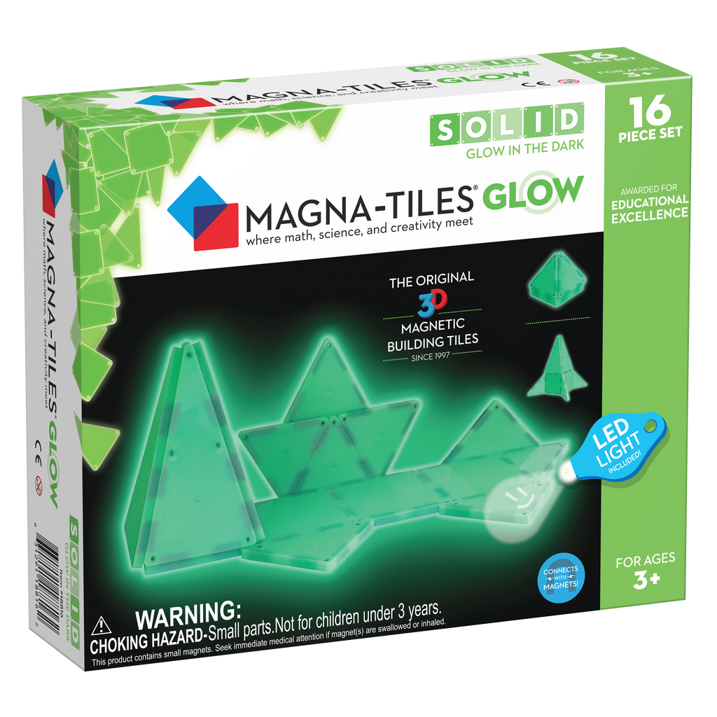 Magna-Tiles Glow In The Dark | 16 Stuks