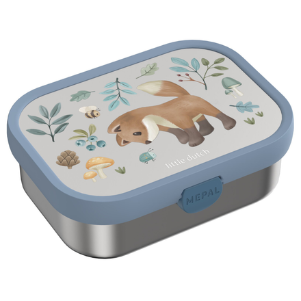 Mepal Little Dutch RVS Bento Lunchbox Campus Met Vakjes | Forest Friends