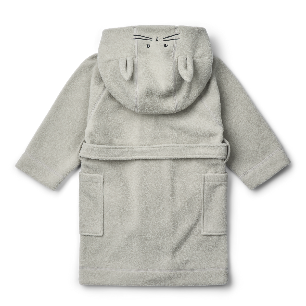 Liewood Minik Konijn Fleece Badjas | Dove Blue