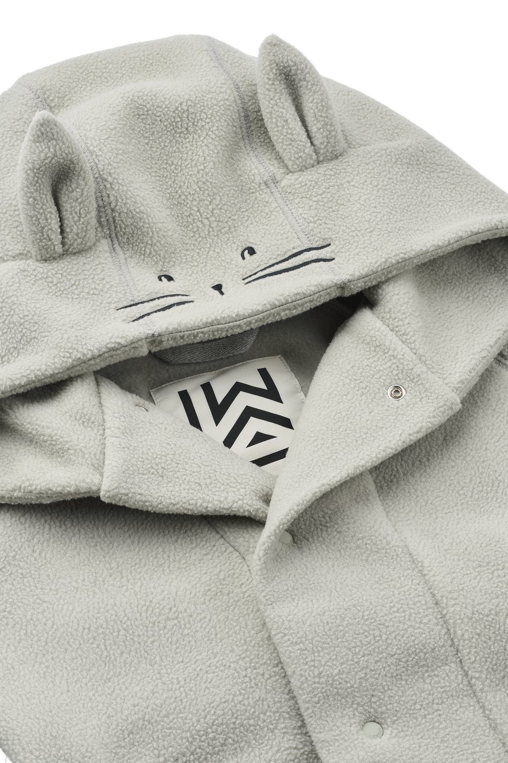 Liewood Minik Konijn Fleece Badjas | Dove Blue