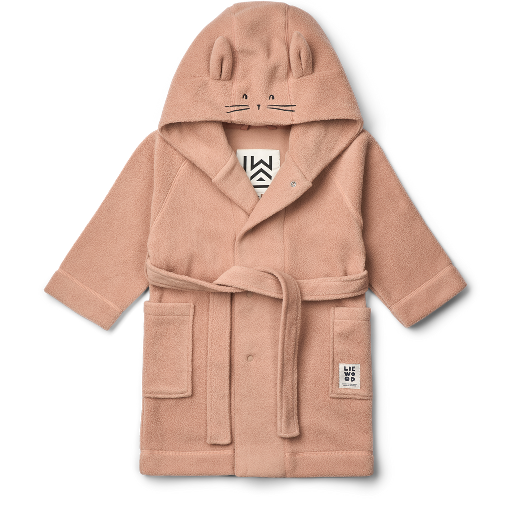 Liewood Minik Konijn Fleece Badjas | Pale Tuscany