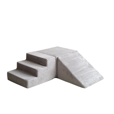 Moje Playset Velvet Rib Elementen 3st | Grijs