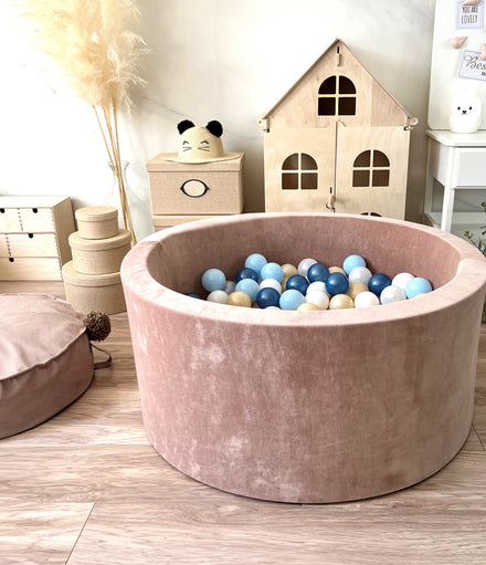 Moje Ballenbad Soft Velvet 90x40cm | Dark Beige