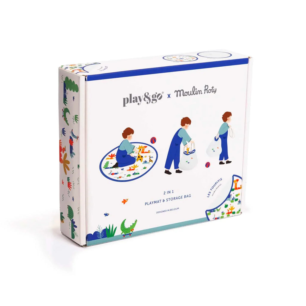 Play & Go Opbergzak Speelmat Toupitis | Diertjes