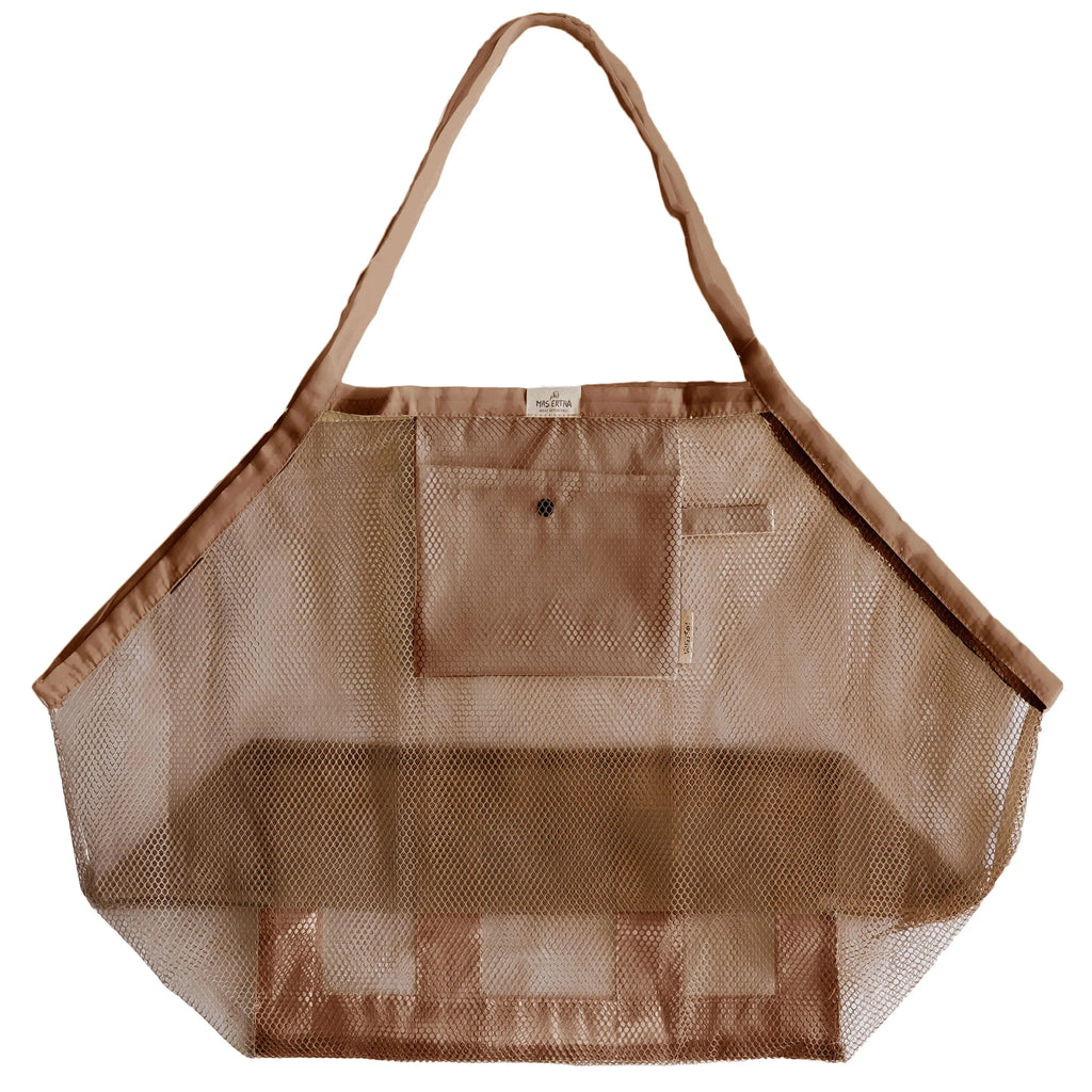 Mrs. Ertha Meshies XL Strandtas | Rusted Orange
