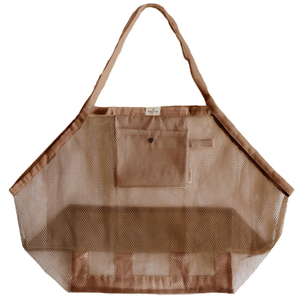 Mrs. Ertha Meshies XL Strandtas | Rusted Orange