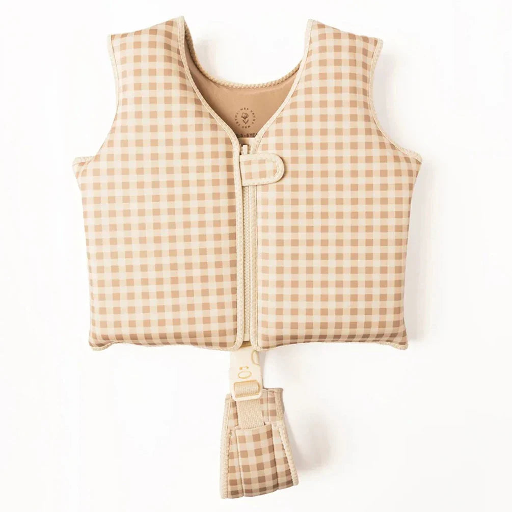 Mrs. Ertha Neoprene Float Vest Zwemvest 3-6Y | Vintage Squares*