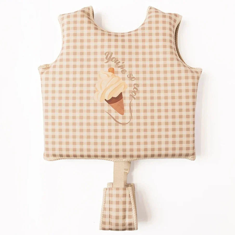 Mrs. Ertha Neoprene Float Vest Zwemvest 3-6Y | Vintage Squares*