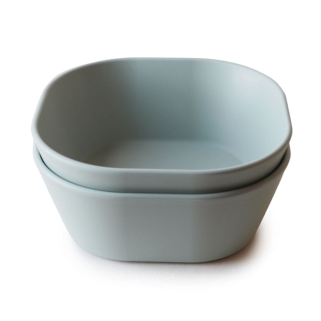 Mushie Kom Vierkant Set 2 | Sage
