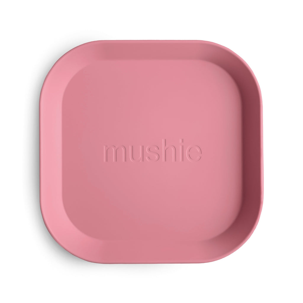 Mushie Bord Vierkant Set 2 | Dusty Rose