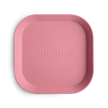 Mushie Bord Vierkant Set 2 | Dusty Rose