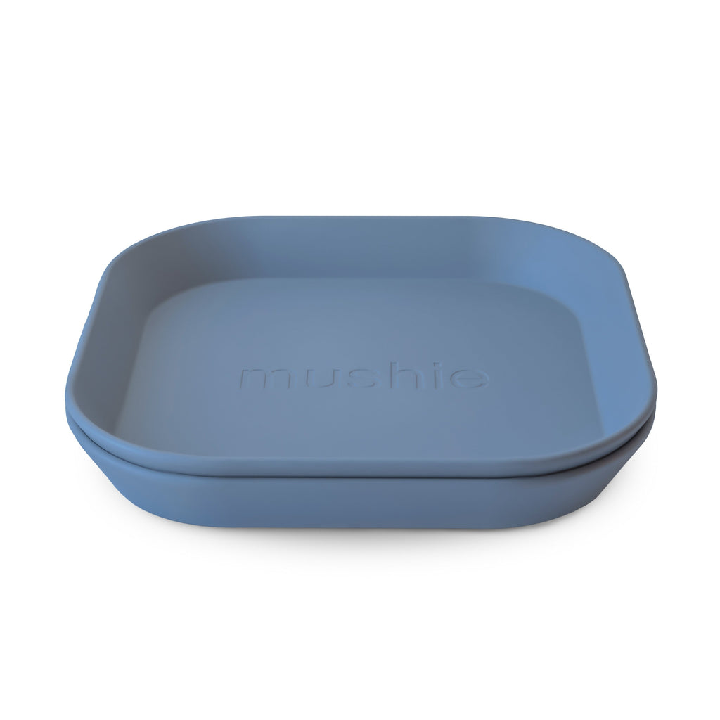 Mushie Bord Vierkant Set 2 | Twilight Blue