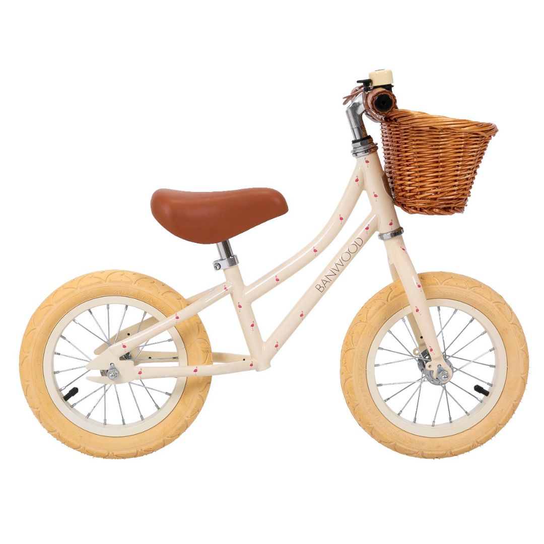 Banwood First Go Loopfiets | Flamingo