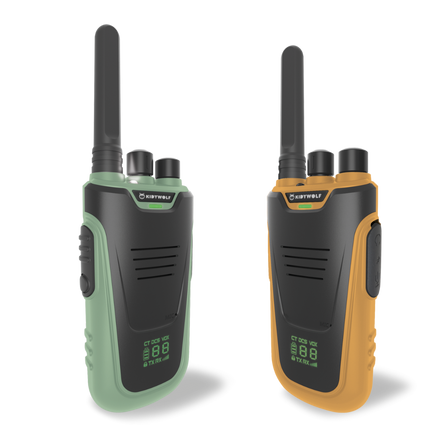 Kidywolf Kidytalk Walkie Talkie 2 Stuks | Groen - Oranje