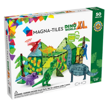 Magna-Tiles Dino World XL | 50-Piece Set