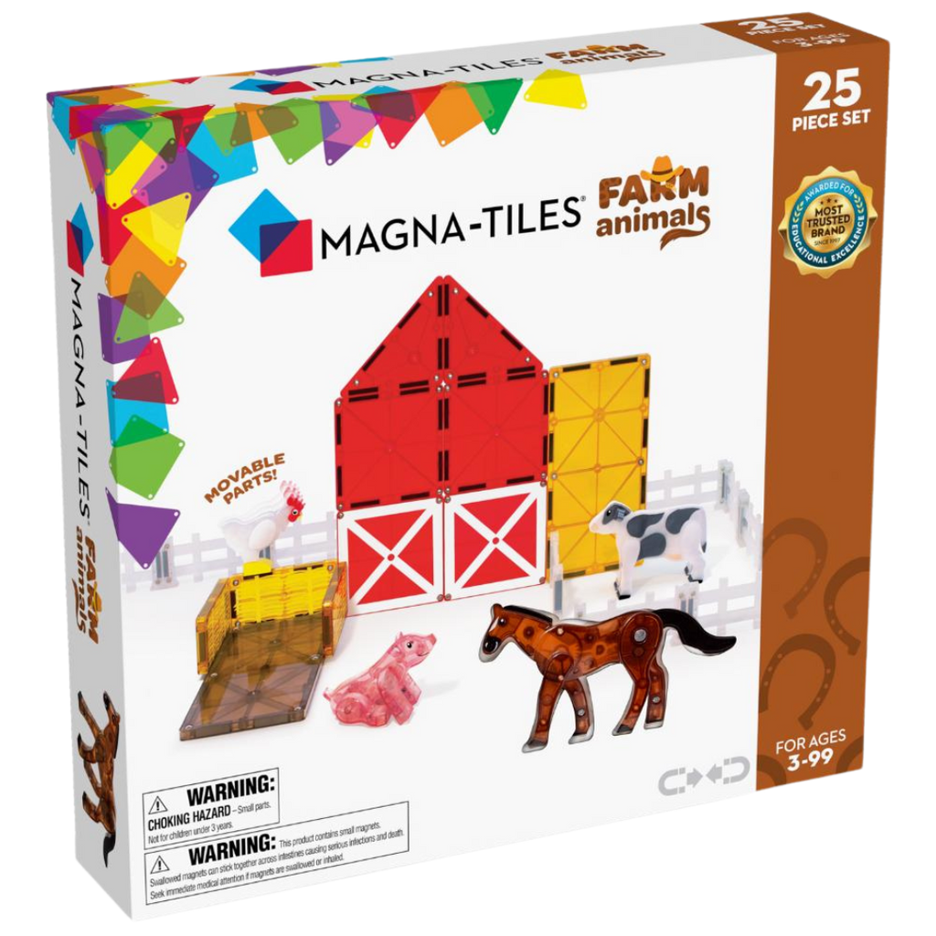 Magna-Tiles Farm Animals | 25-Piece Set