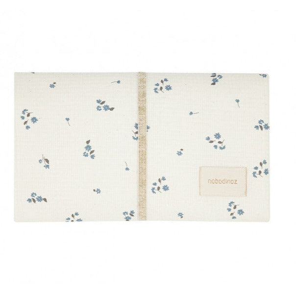 Nobodinoz Mozart Waterproof Changing Pad 68x50cm | Lily blue