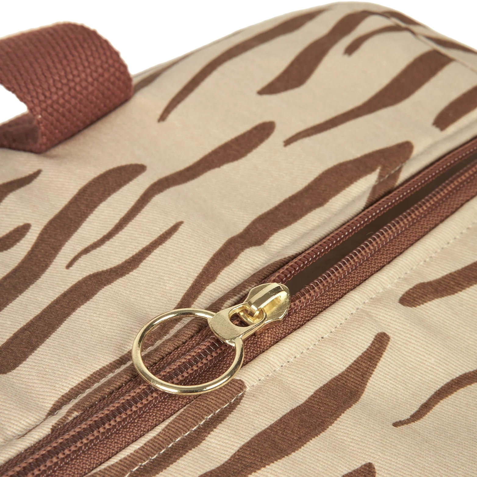 * Nobodinoz Get Ready Waterproof Sports Bag 37x22x22cm | Brown Waves