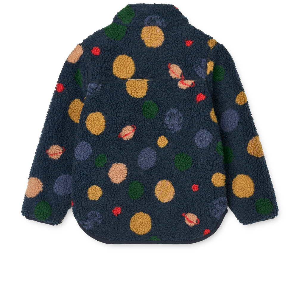 Liewood Nolan Pile Jacket | Universe / Classic Navy