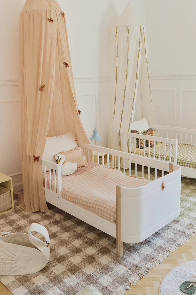Lorena Canals Machine Wasbaar Tapijt 150x180  | Vichy Marron