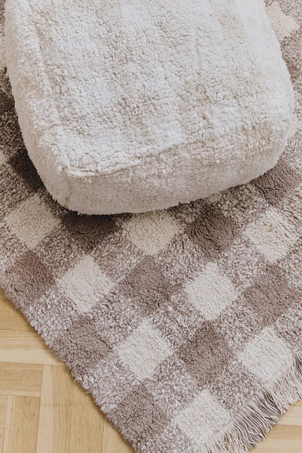 Lorena Canals Machine Wasbaar Tapijt 90x120 cm | Vichy Marron