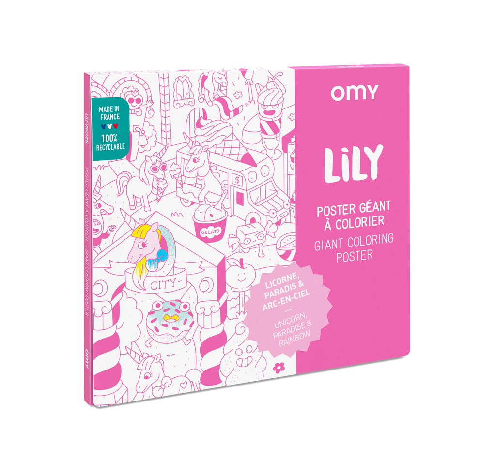 Omy Gigantische Kleurposter | Lily