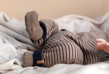 Nixnut Born Onesie | Night Stripe*