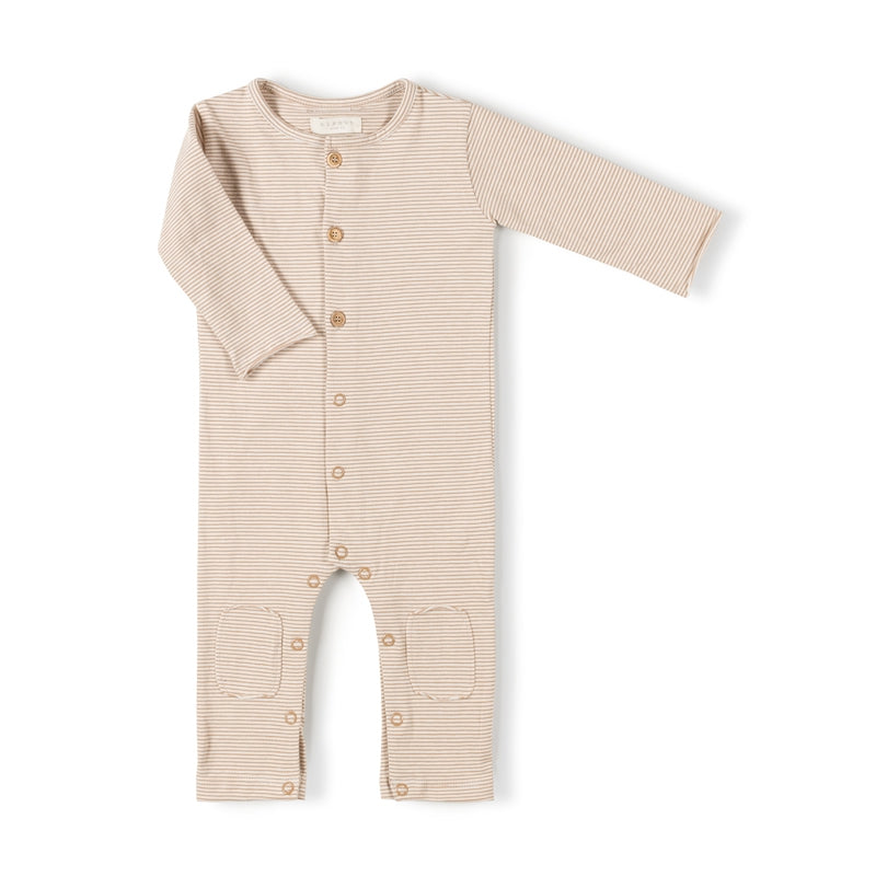 Nixnut Butt Onesie | Caramel Stripe*