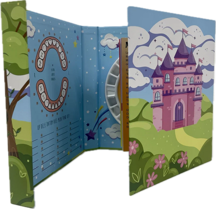 Bewaarboek Unicorn van Tandenpret met plaats voor een foto en notities over het tanden wisselen, De Gele Flamingo