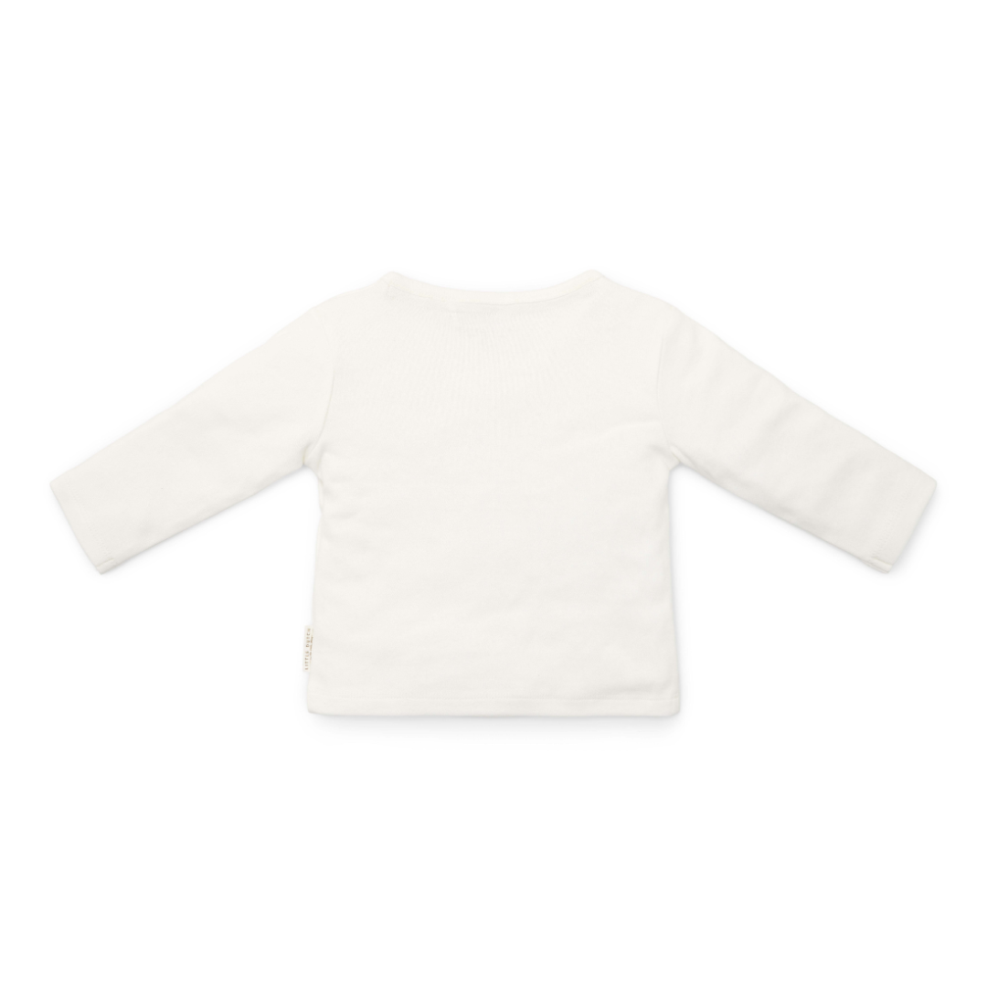 Little Dutch Newborn Noos Little Farm T-Shirt Overslag Lange Mouw | Off White