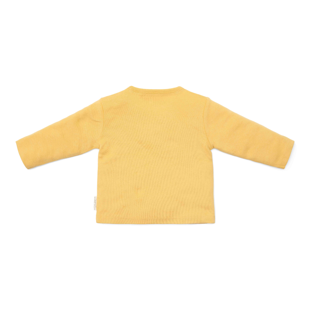 Little Dutch Newborn Noos Little Farm T-Shirt Lange Mouw | Warm Yellow