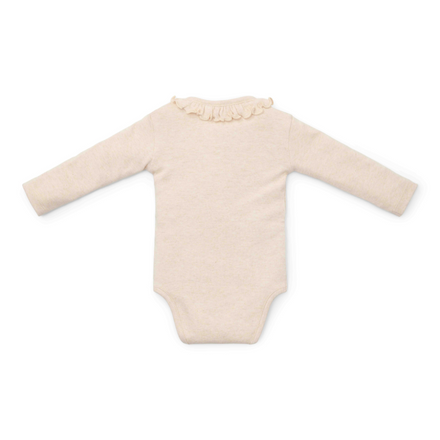 Little Dutch Newborn Noos Little Farm Romper Lange Mouw | Sand Melee