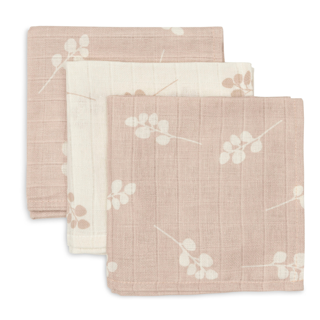 Jollein Set 3 Hydrofiele Monddoekjes | Twig Wild Rose