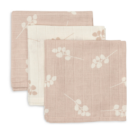 Jollein Set 3 Hydrofiele Monddoekjes | Twig Wild Rose