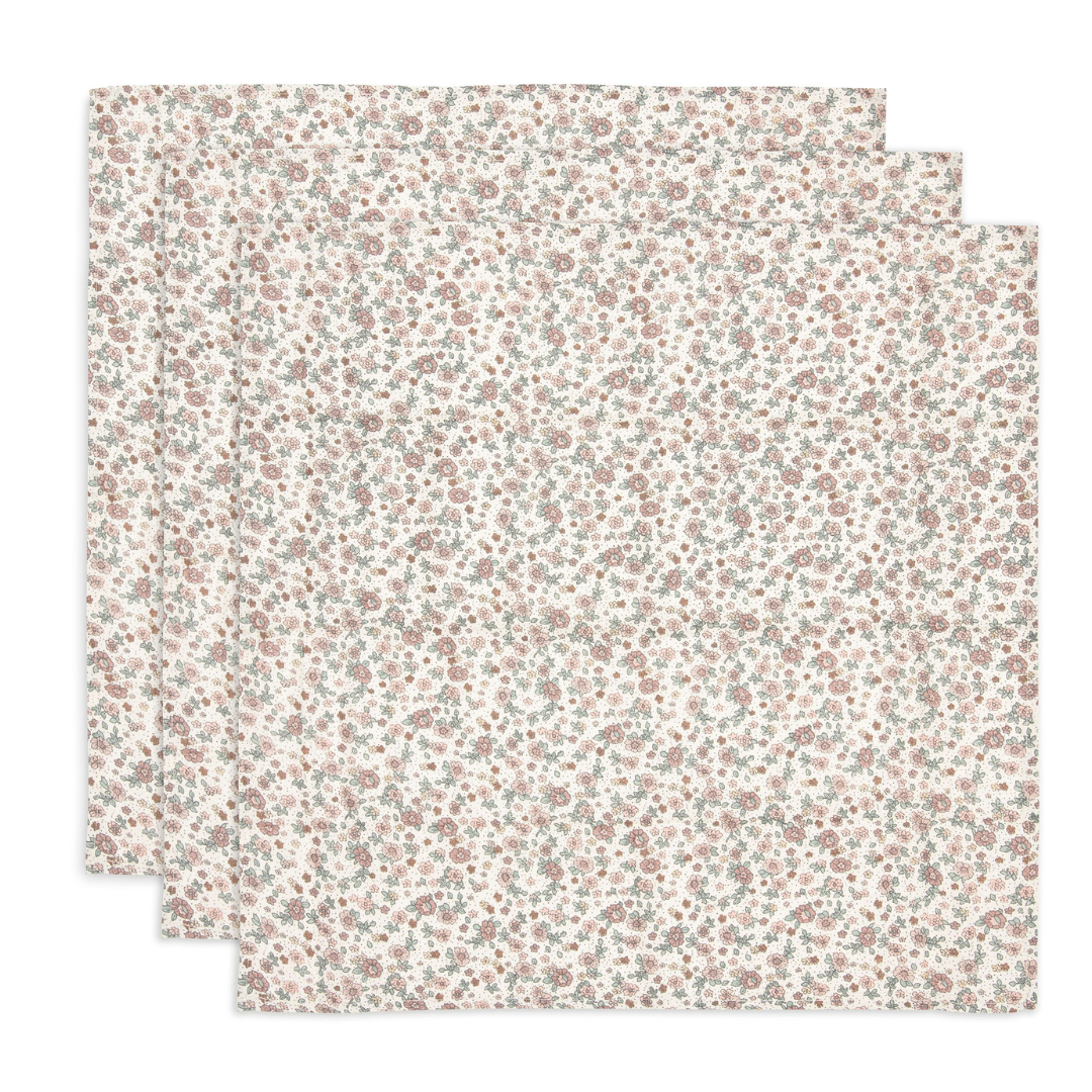 Jollein Hydrofiele Doek Small 70x70cm 3-Pack | Retro Flowers