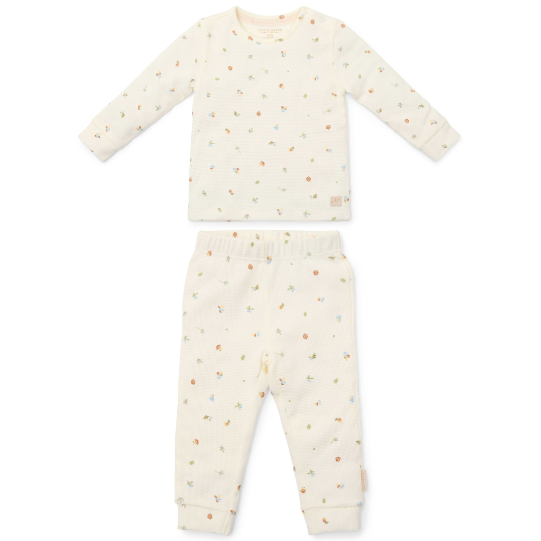 Little Dutch Twee-delige Pyjama Forest Treasures | Wit