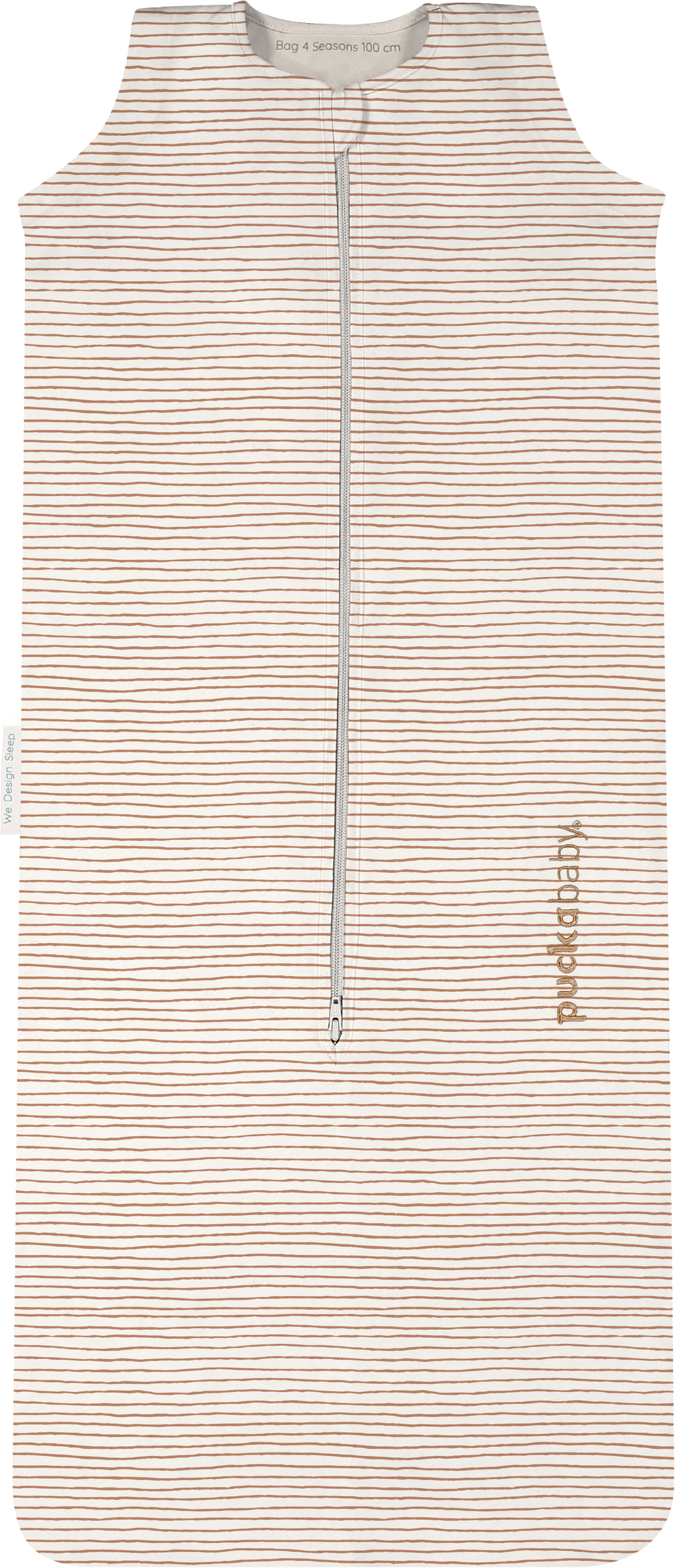 Puckababy Slaapzak The Bag 4 Seasons - 6 M/2.5 Y | 100 CM | Hazel stripes